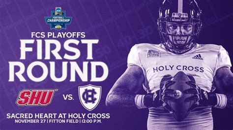 2021 Division I Fcs Playoff First Round Preview Sacred Heart At Holy