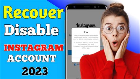 How To Recover Disabled Instagram Account New Method For