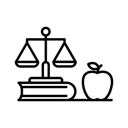 Law School Icon Stock Illustration - Download Image Now - Icon Symbol ...