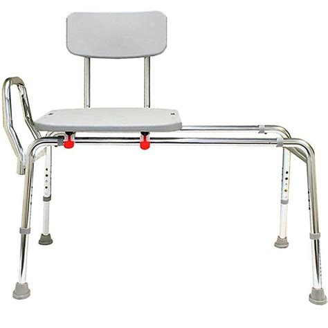 Snap N Save Sliding Transfer Bench Extra Long Sliding Seat Tub Bench