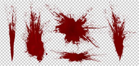 Transparent Background Blood Splatter Effect / Choose from over a ...