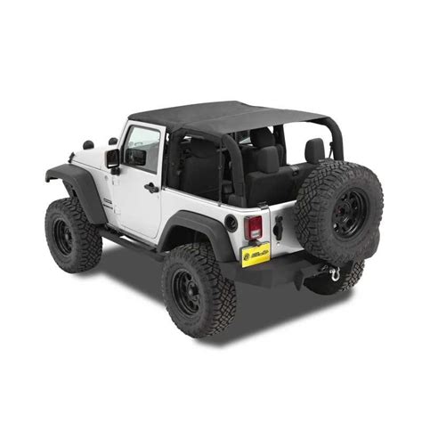 Bâche bikini safari long noir P Jeep Wrangler JK Kulture Jeep