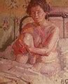 Nude On A Bed Harold Gilman WikiGallery Org The Largest Gallery In The World