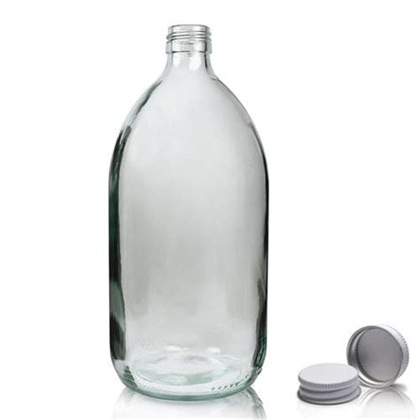 Ml Clear Glass Syrup Bottle Aluminium Cap Ampulla Packaging