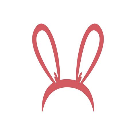 Illustration Of Bunny Ears Icon Free Vector Rawpixel