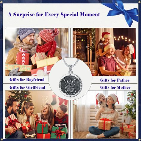 men saint michael necklace 5
