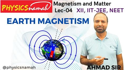 Magnetism And Matter 4 Earth Magnetism Chapter 5 Physics Class 12