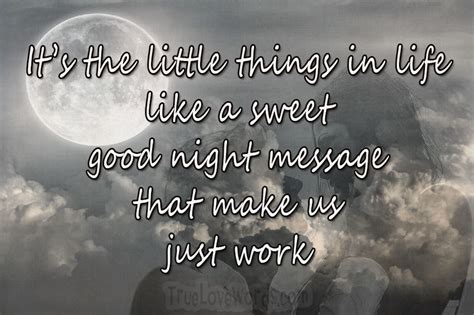 Sweet Good Night Love Messages for Him » True Love Words