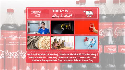 MAY 8 2024 NATIONAL RECEPTIONISTS DAY NATIONAL SCHOOL NURSE DAY