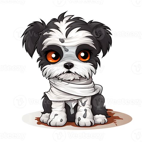 Halloween Mummy Dog Clipart Png Ai Generated 29318428 Png