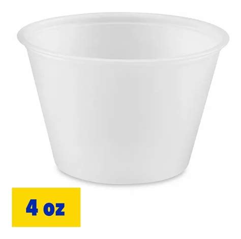 Vaso Primo Desechable 4 Oz Souffle 1200 Pzas Cuotas sin interés