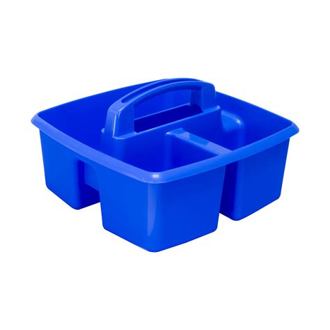 Storex Plastic Desktop Organizer Caddy With Handle Craft And Hobby