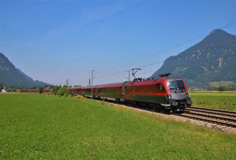 Bb Railjet Mit Siemens Taurus Am In Niederaudorf