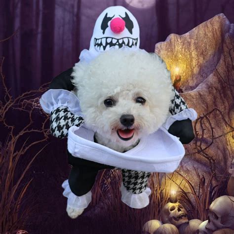 Dog Halloween Costume Dog Clown Devil Costume Funny Dog Halloween ...