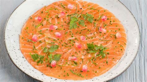 Carpaccio de saumon à litalienne rapide découvrez les recettes de