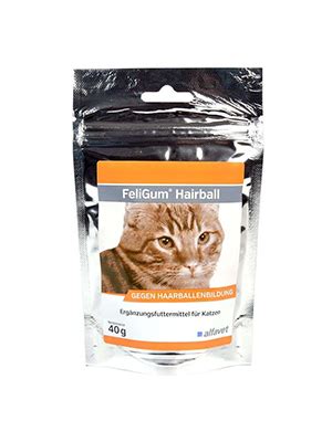 Alfavet FeliGum Hairball 40 G Contre La Formation De Boules De Poils