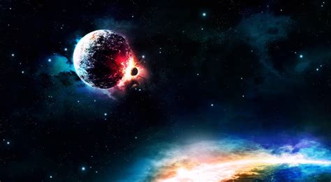 Wallpaper : digital art, galaxy, planet, apocalyptic, space art, nebula, atmosphere, universe ...