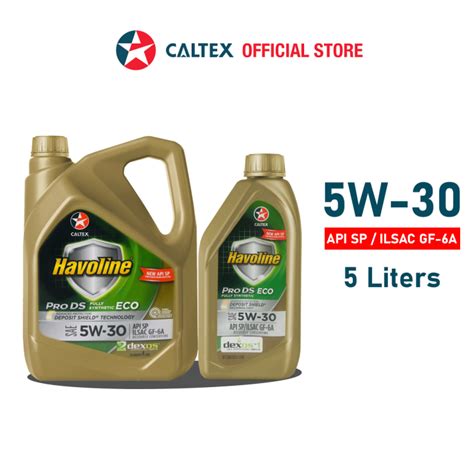 Caltex Havoline Prods Fully Synthetic Engine Oil Eco Sae W Api Sp