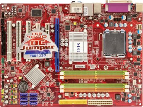Характеристики Материнская плата MSI P45 Neo-FI, LGA 775, Intel P45 ...