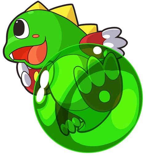 Bub from the Bubble Bobble and Puzzle Bobble Games | Game-Art-HQ