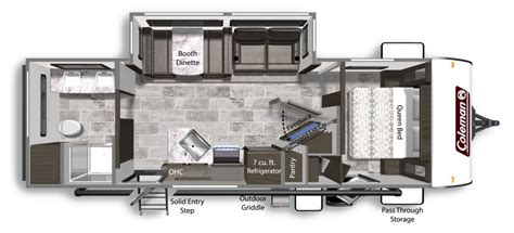 Coleman Pop Up Floor Plans