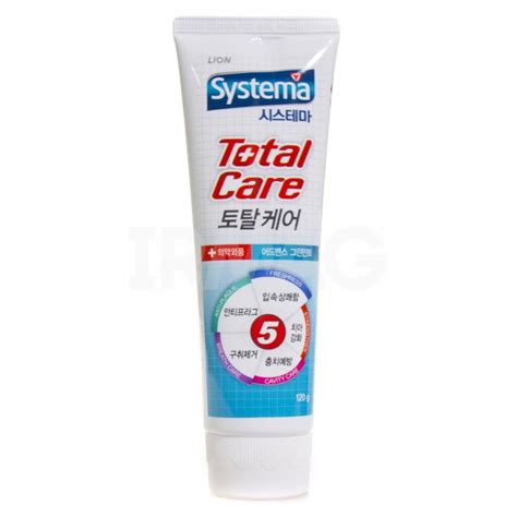 Зубная паста CJ Lion Systema Total Care Зеленая мята (120 г) - IRMAG.RU