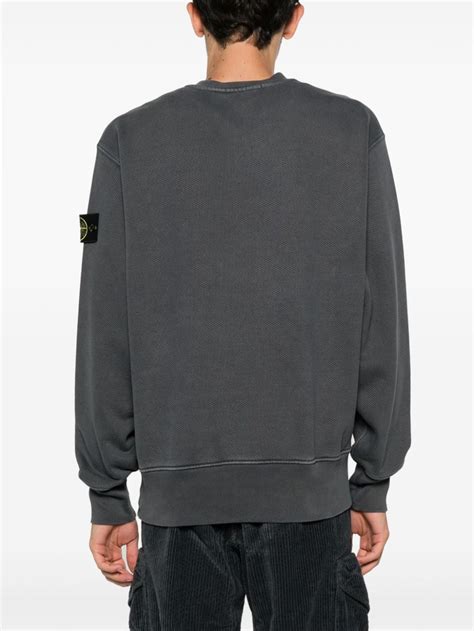 Stone Island Felpa Con Applicazione Compass Farfetch