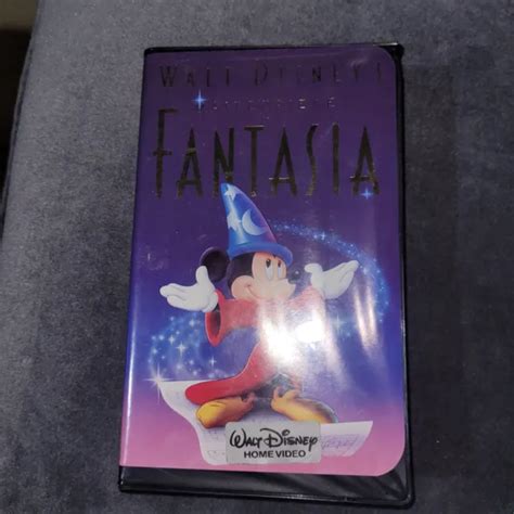 VINTAGE WALT DISNEYS Masterpiece Fantasia VHS 1991 Rare Edition