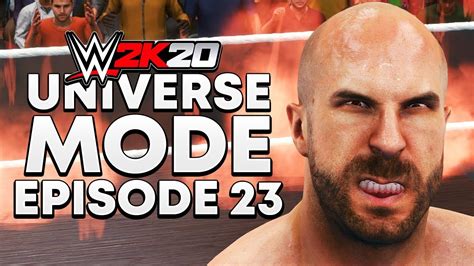 Wwe 2k20 Universe Mode Extreme Rules Ppv Part 5 5 23 Youtube