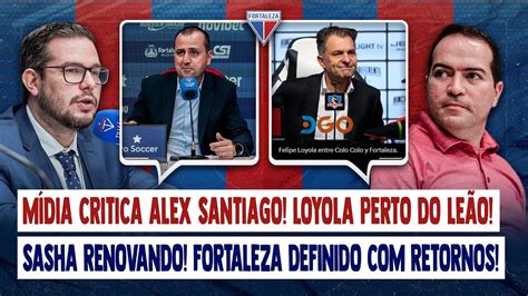 IMPRENSA CRITICA ALEX SANTIAGO LOYOLA PERTO DO LEÃO SASHA RENOVANDO