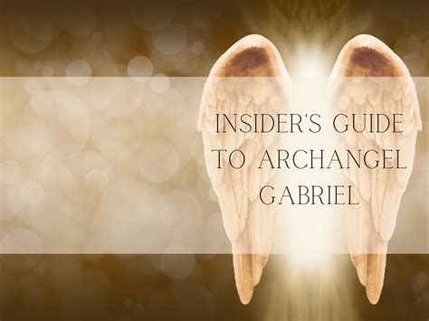 Archangel Gabriel Meaning La Sorcière Incendiaire — The Archangel