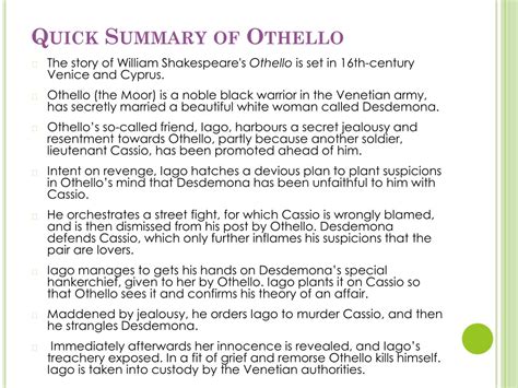 Ppt Othello Powerpoint Presentation Free Download Id 1144490