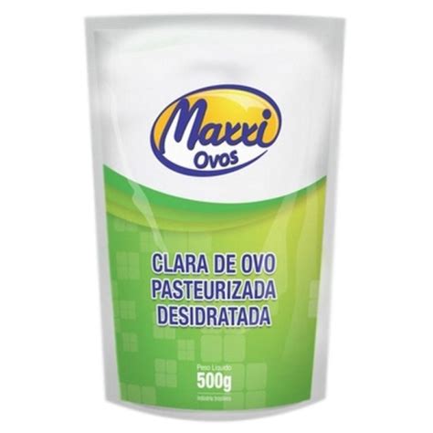 Albumina Clara De Ovos Desidratada 500g Maxxi Ovos Baunilha