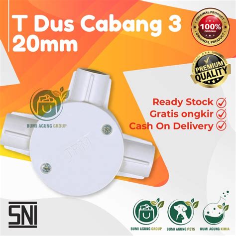 Jual T Dus Tdus Tdos T Dos Tedus Teedus Teedos CABANG 3 20mm HIGH