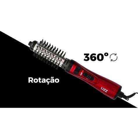 Escova Rotativa Red Hot Lizz Bivolt No Shoptime