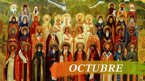 Calendario Santoral Octubre Oraciones A Todos Los Santos