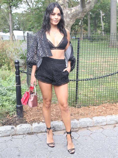 Vanessa Hudgens Showing Off Her Hot Body In Sexy Lace Outfit And Heels Celeblr