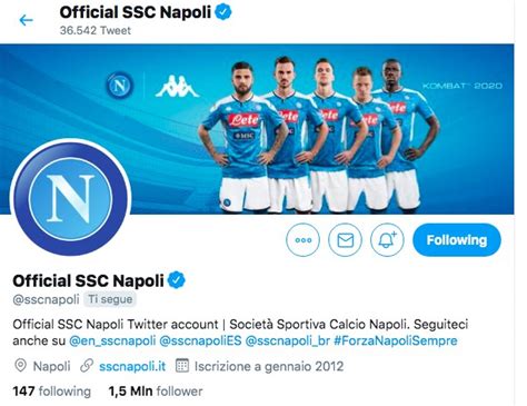 Calcio E Finanza Il Napoli Batte La Juve Nella Crescita Social