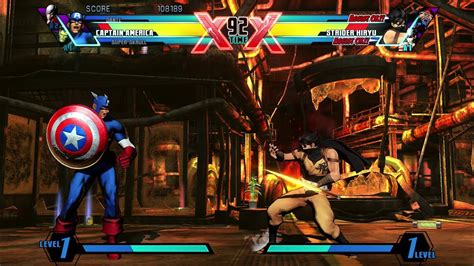 Captain America Vs Strider Hiryu VG S Fight Club ULTIMATE MARVEL VS