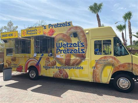 Best Food Trucks Wetzels Pretzels Food Truck Las Vegas