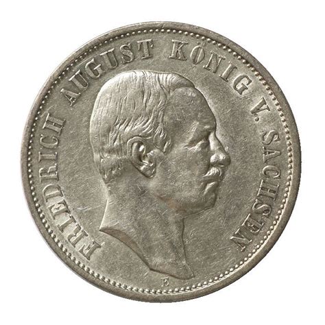 Jaeger 135 3 Mark Friedrich August König v Sachsen 1910 E vz