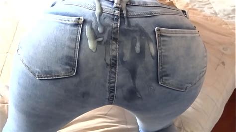 I Receive Big Cumshots In My Hairy Pussy And In My Ass With My Jeans On Xxx Mobile Porno