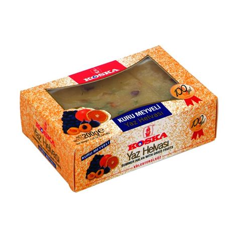 Халва с сухофруктами 200 г Koska заказать с доставкой «Турецкий Базар»