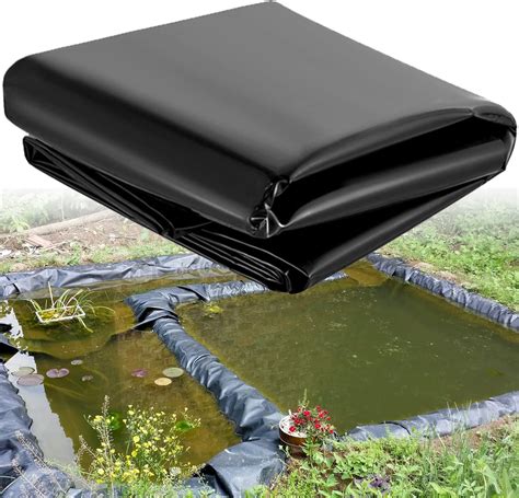 Amazon Happybuy LLDPE Pond Liner 15x20 Ft Pond Liner 20 Mil