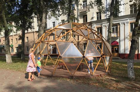 Квадросфера - деревянный шатёр - квадрокупол — архитектурные формы из ...