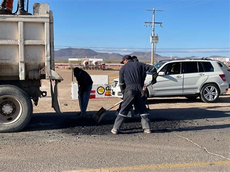 Bachearon Con M De Asfalto Tramos Federales En La Regi N