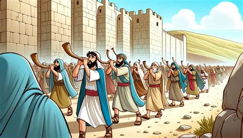 Joshua And The Walls Of Jericho Bible Story Faithful Fable