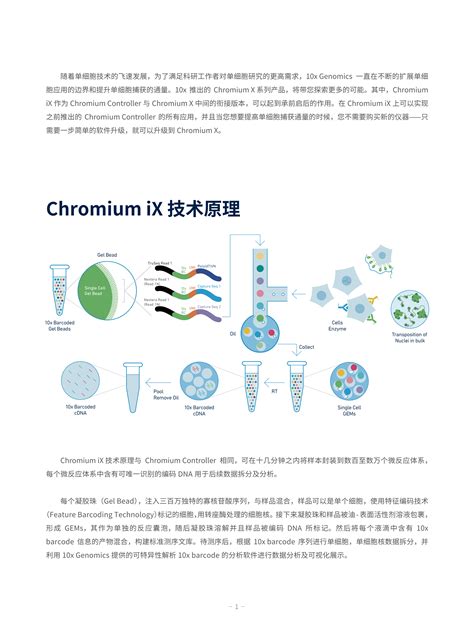 Chromium iX 高通量单细胞捕获系统 需升级 上海仁科生物科技有限公司