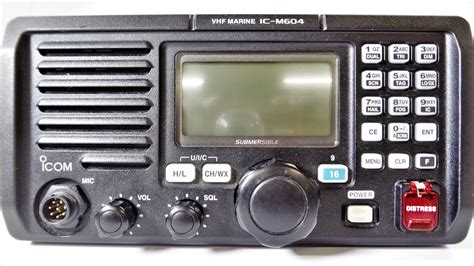 Icom Ic M Vhf Submersible Fixed Mount Marine Radio Transceiver Max