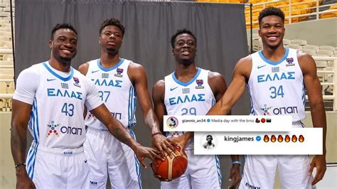 Four Antetokounmpo Brothers On Greece Team To Eurobasket